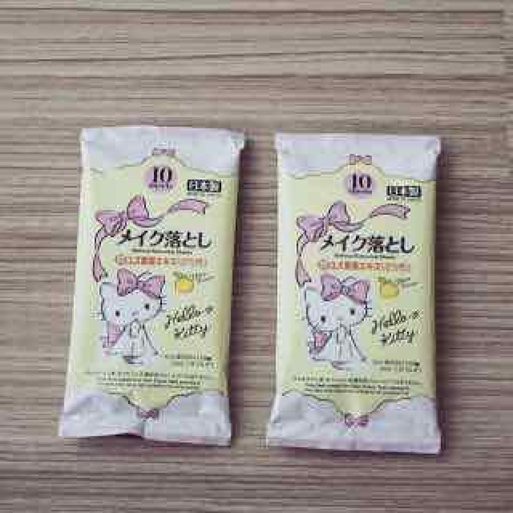メイク落としのクレンジングティッシュ/DAISO/クレンジングシートを使ったクチコミ（2枚目）