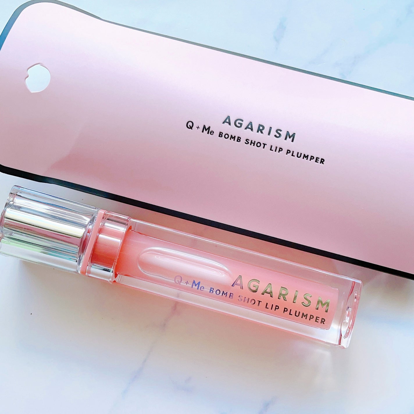 キューミ―ボムショットリッププランパー/AGARISM/リッププランパーを使ったクチコミ(1枚目)