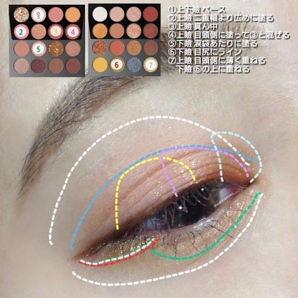 大英博物館 エジプトシリーズ アイシャドウパレット/ZEESEA/アイシャドウパレットを使ったクチコミ(5枚目)