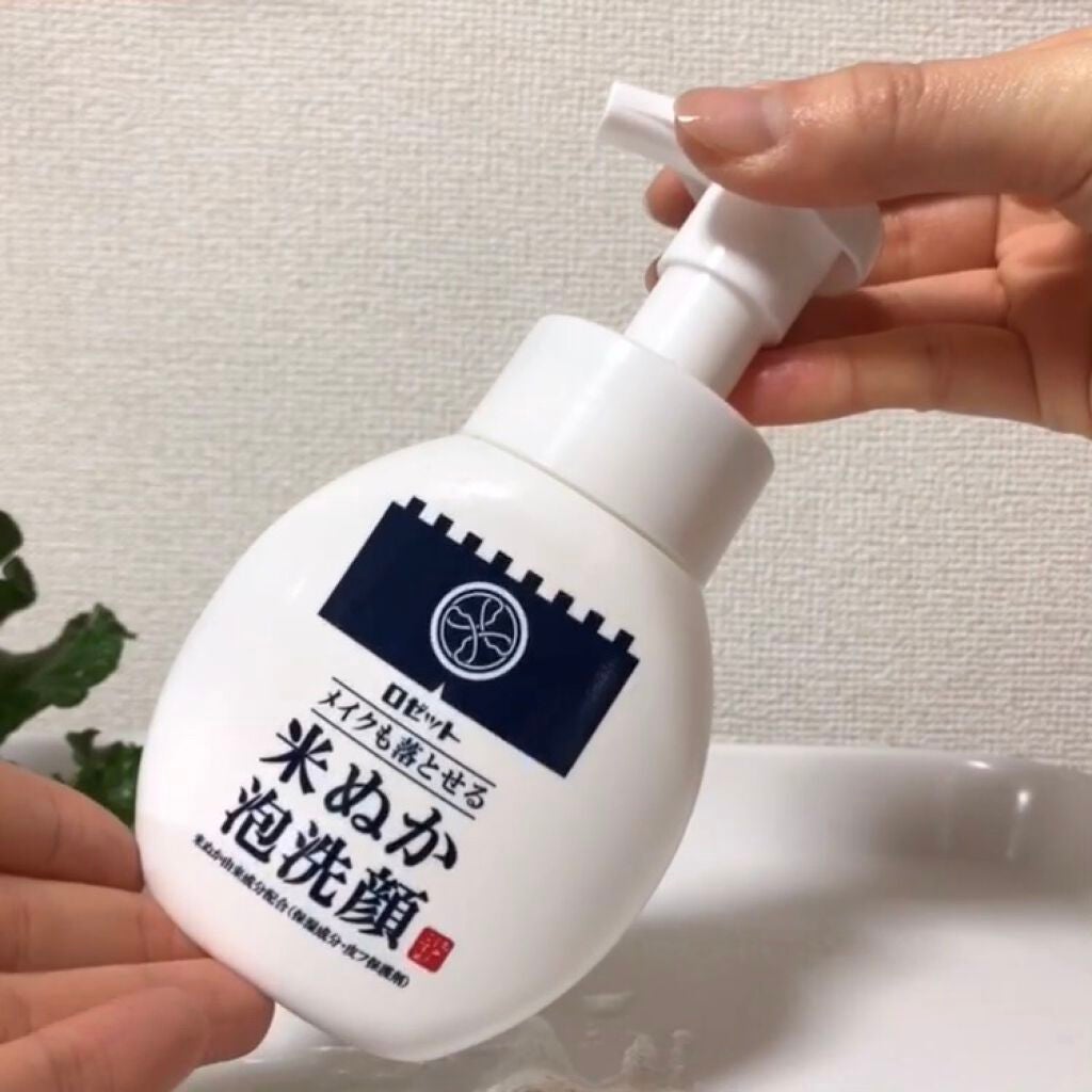 江戸こすめ メイクも落とせる米ぬか泡洗顔/ロゼット/泡洗顔を使ったクチコミ(1枚目)