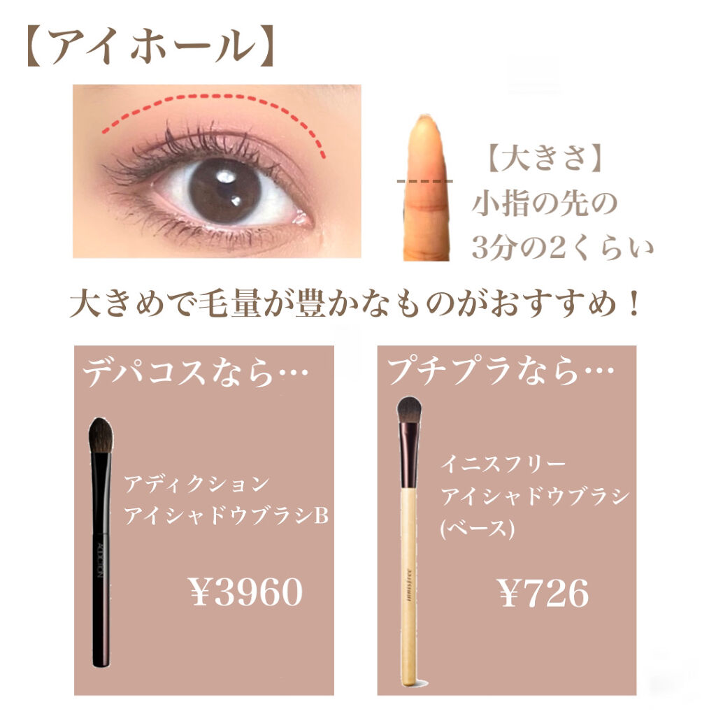 コントゥアパウダー アイシャドウブラシ/ETUDE/メイクブラシを使ったクチコミ（3枚目）