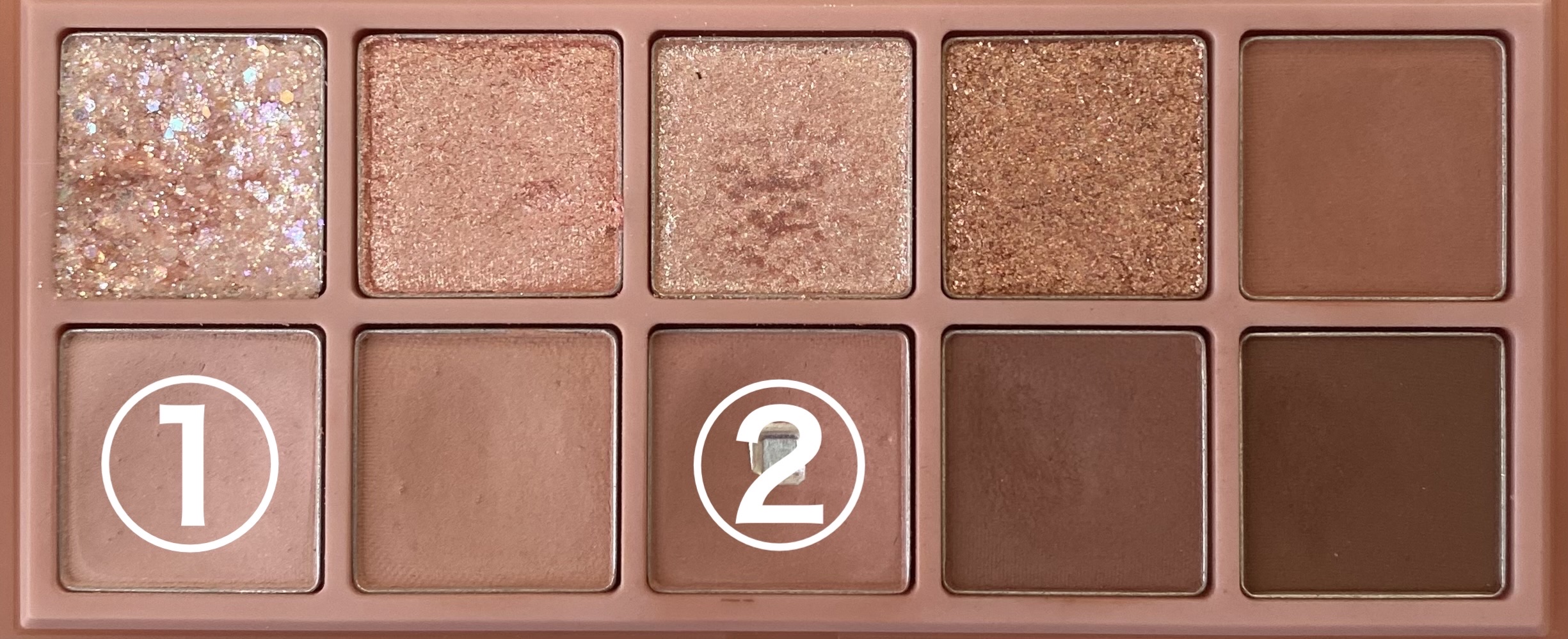 コネクト イン カラー アイシャドウ パレット × 6/M・A・C/アイシャドウパレットを使ったクチコミ（2枚目）