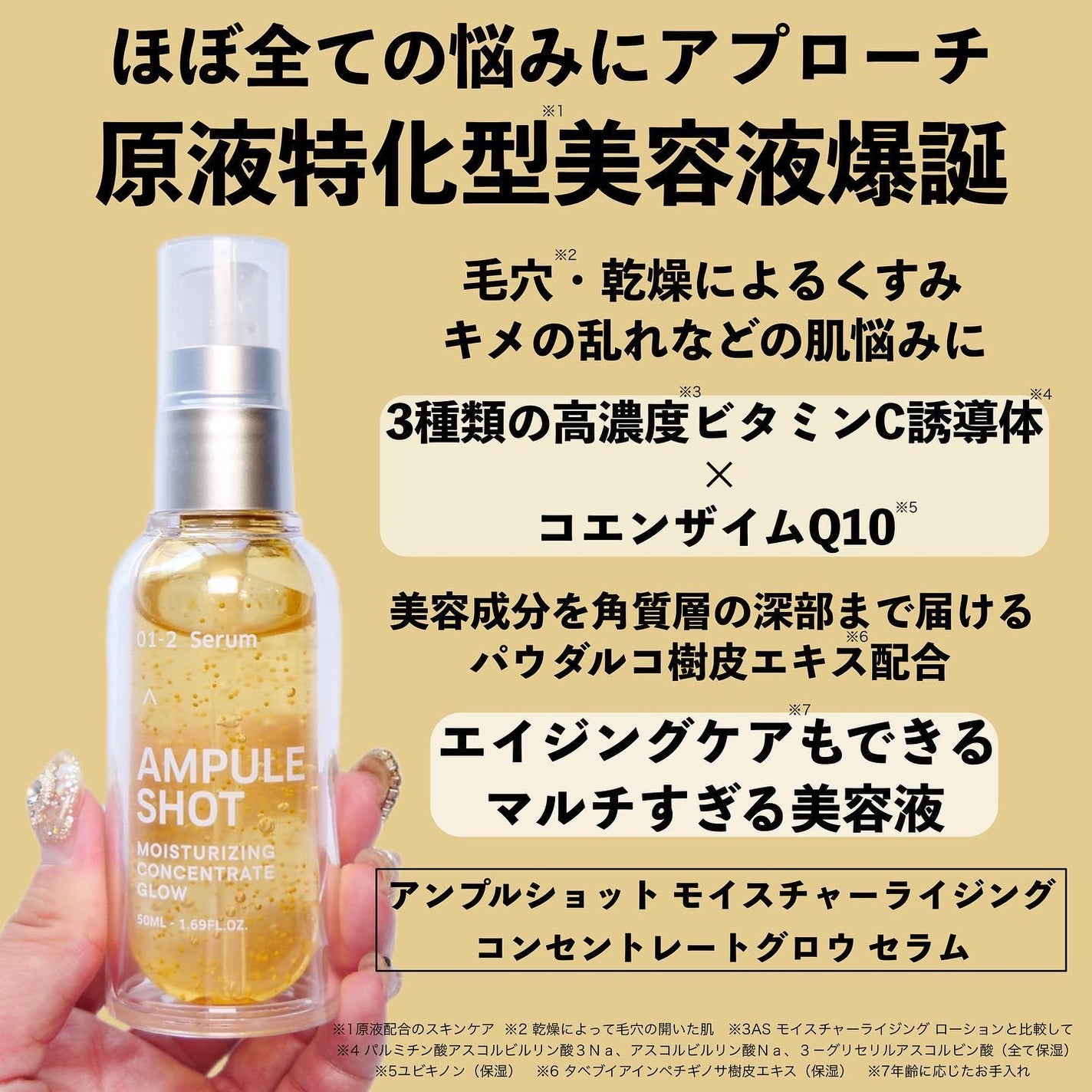 モイスチャーライジング コンセントレートグロウ セラム/AMPULE SHOT/美容液を使ったクチコミ(3枚目)