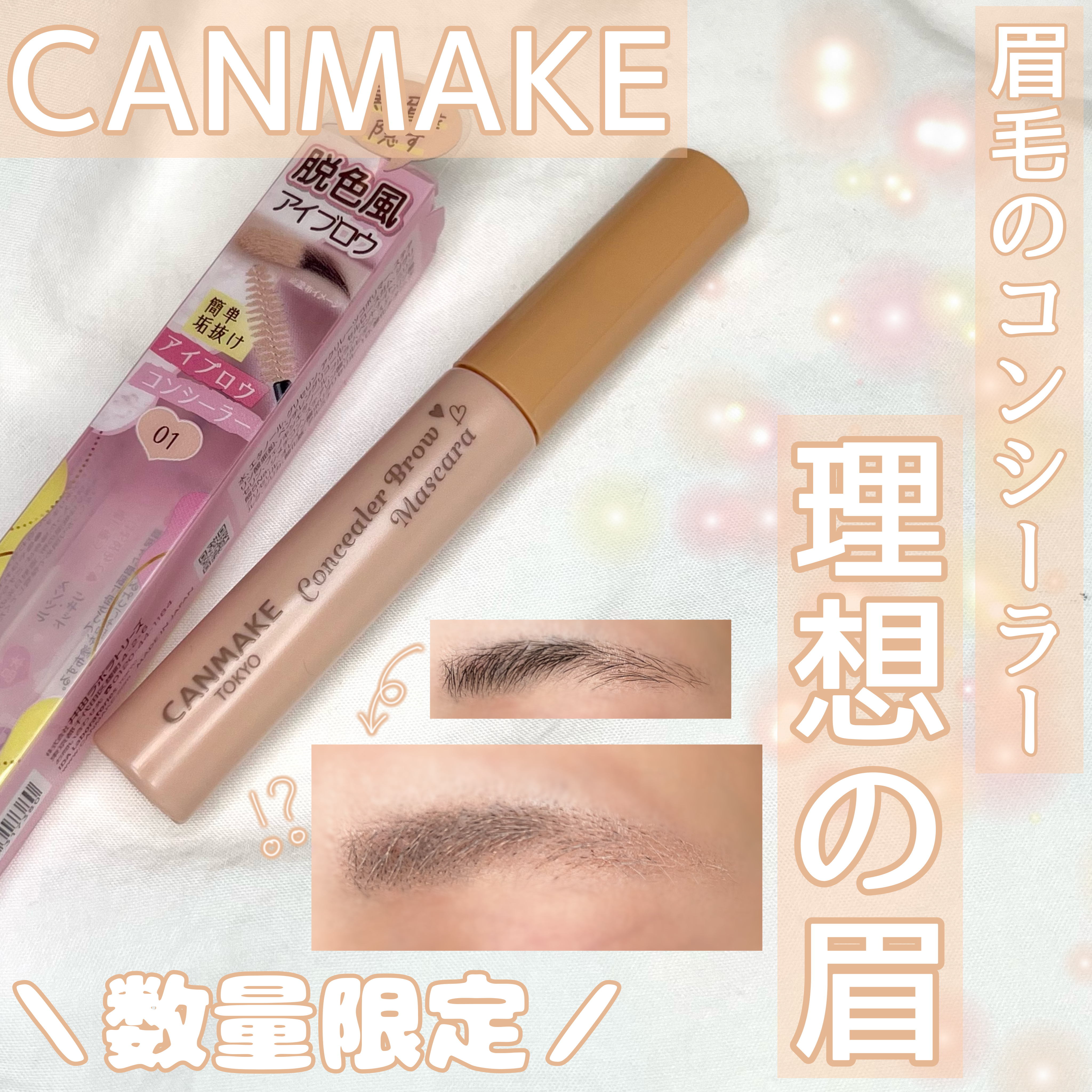 コンシーラーブロウマスカラ/キャンメイク/その他アイブロウを使ったクチコミ（1枚目）