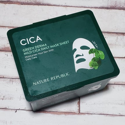 グリーンダーマCICA デイリーシートマスク/ネイチャーリパブリック/シートマスク・パックを使ったクチコミ(1枚目)