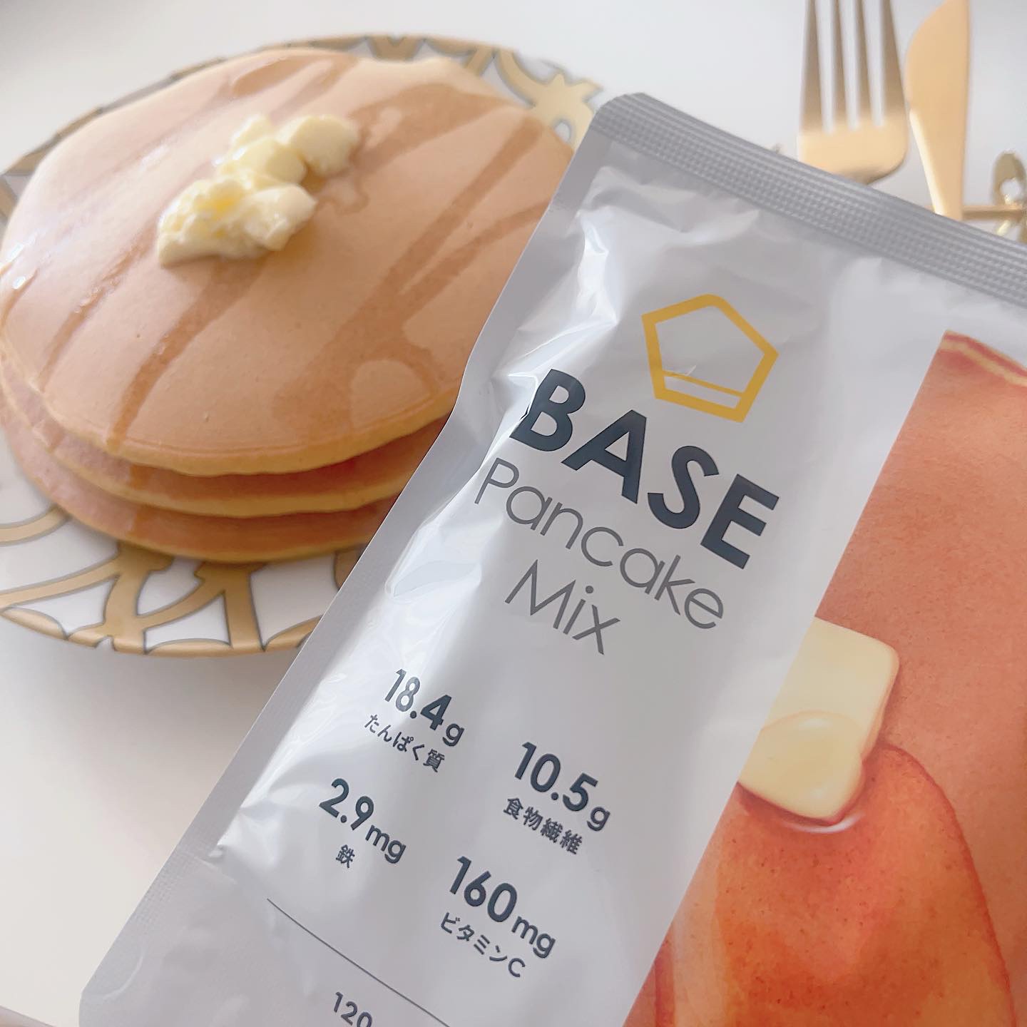 BASE PancakeMix/BASE FOOD /完全栄養食を使ったクチコミ（1枚目）