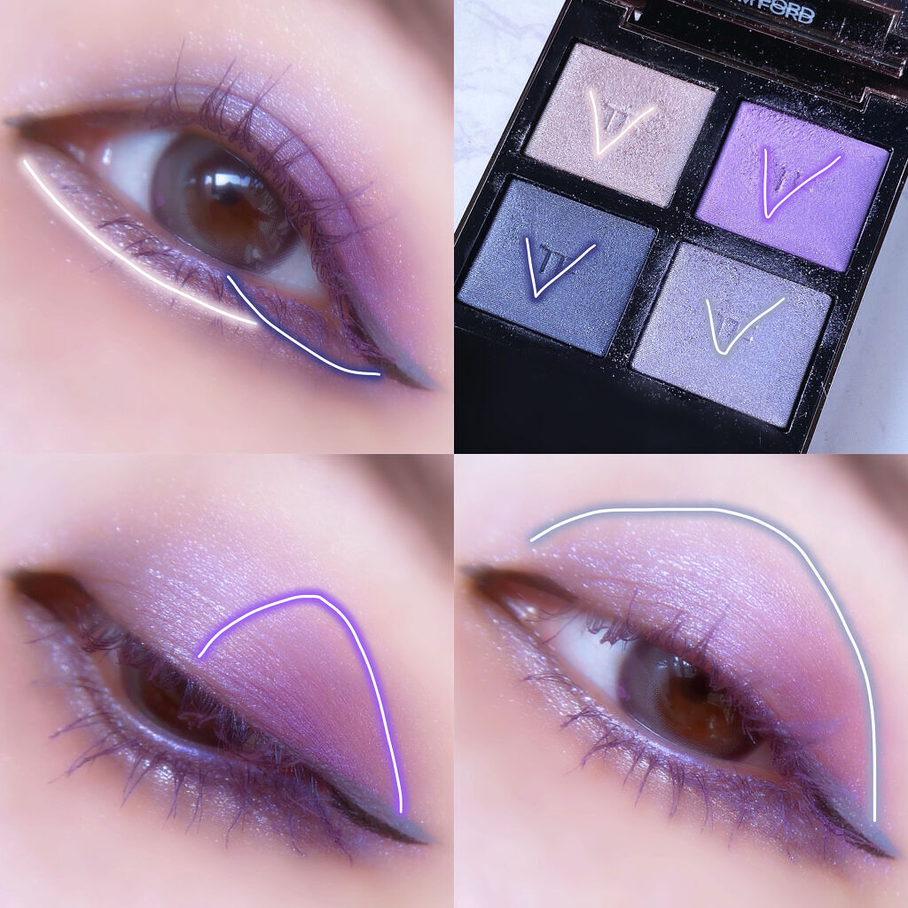 TOM FORD パープルアイシャドウパレット　デイドリーム 🐣もえ🐥(ﾊﾟｰﾌﾟﾙ ﾟдﾟ)ﾎｽｨ on LIPS 「トムフォード アイカラー
