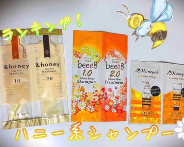 ディープモイスト シャンプー1.0／ヘアトリートメント2.0/&honey/シャンプー・コンディショナーを使ったクチコミ（1枚目）