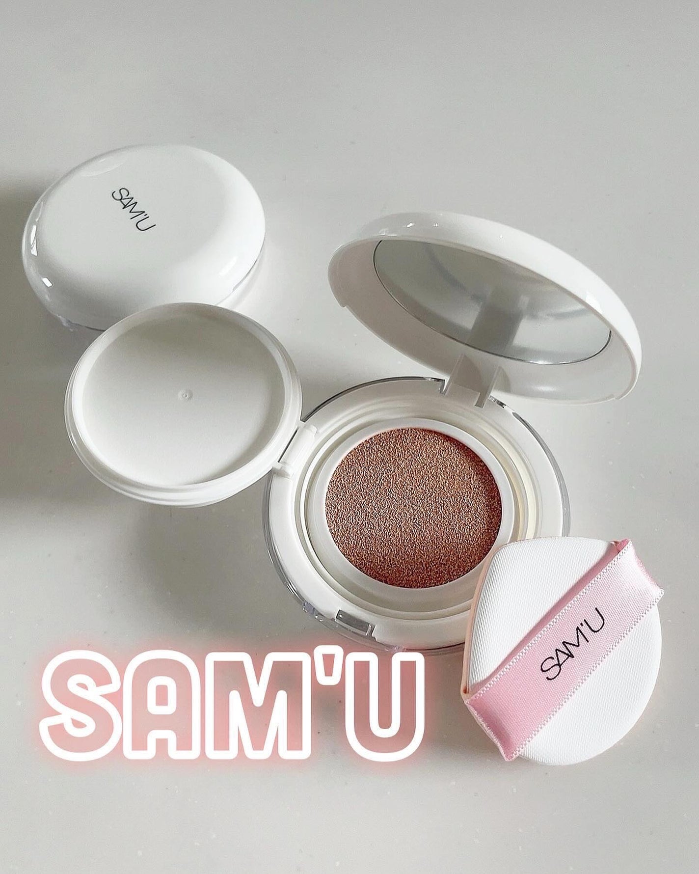 センシティブピュア&ピュアクッション/SAM'U/クッションファンデーションを使ったクチコミ(1枚目)