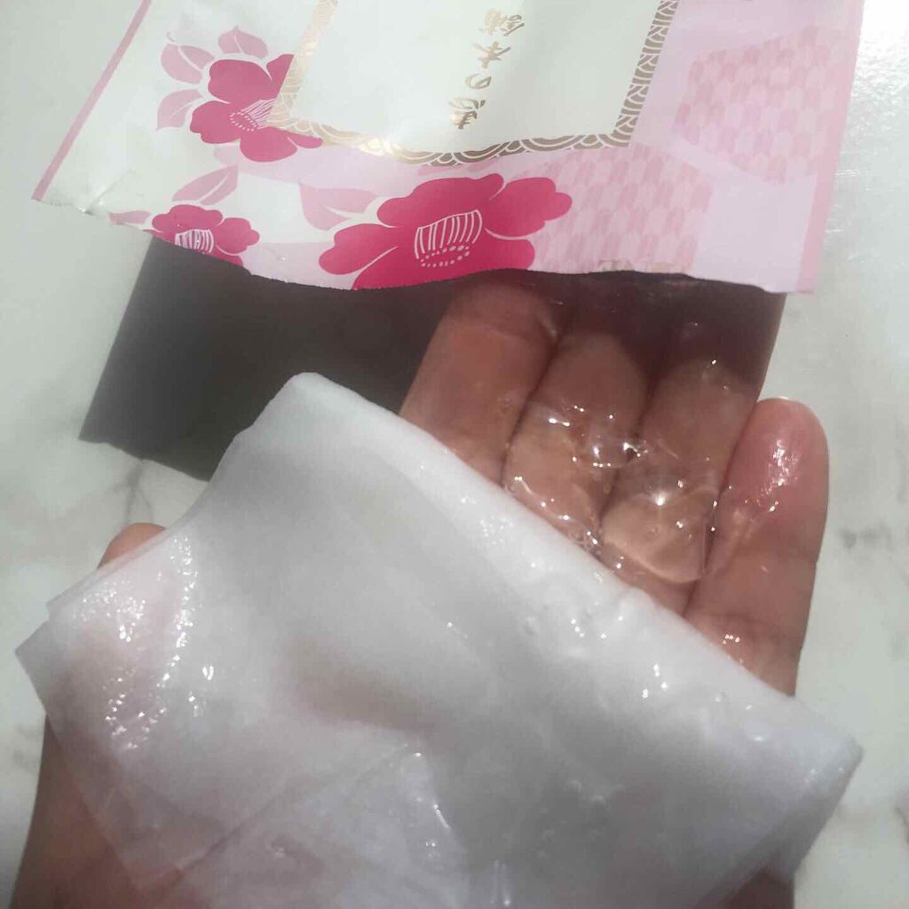 プレミアムジュレマスク(ローズ)/恵の本舗/シートマスク・パックを使ったクチコミ(2枚目)