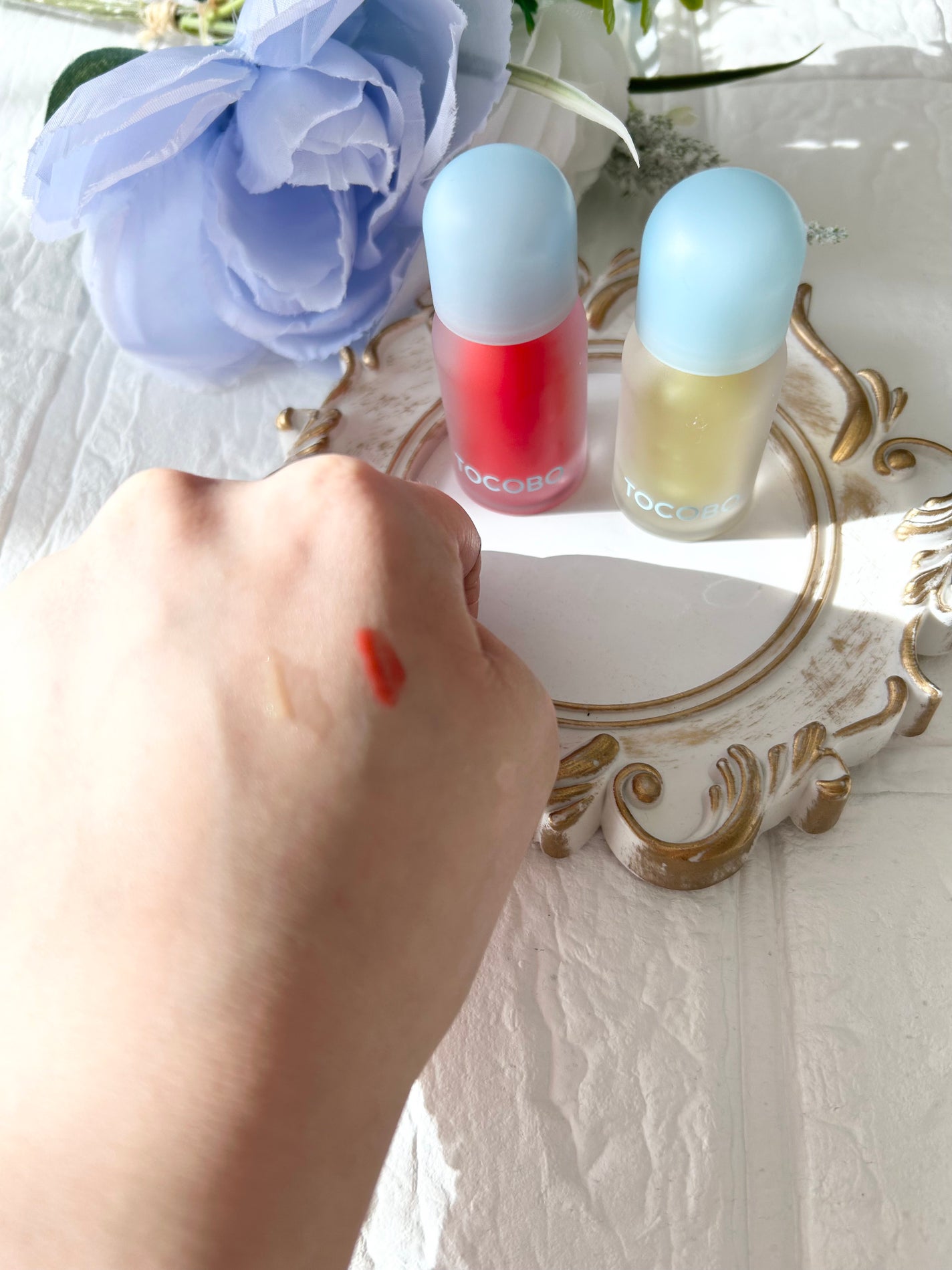 ジューシーベリープランピングリップオイル/TOCOBO/リップグロスを使ったクチコミ(5枚目)