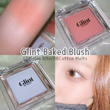 Glint ベイクドブラッシュのクチコミ「微細な光と透明感のある発色で
頬を自然と染め上げるGlintのBaked Blush

柔らか.....」（1枚目）
