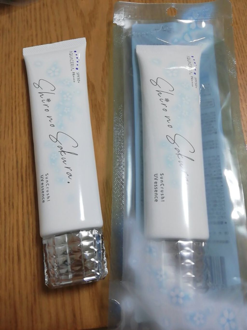 Sun Crush！UV essence 〜向日葵〜/Shiro no Sakura./日焼け止めクリームを使ったクチコミ（1枚目）