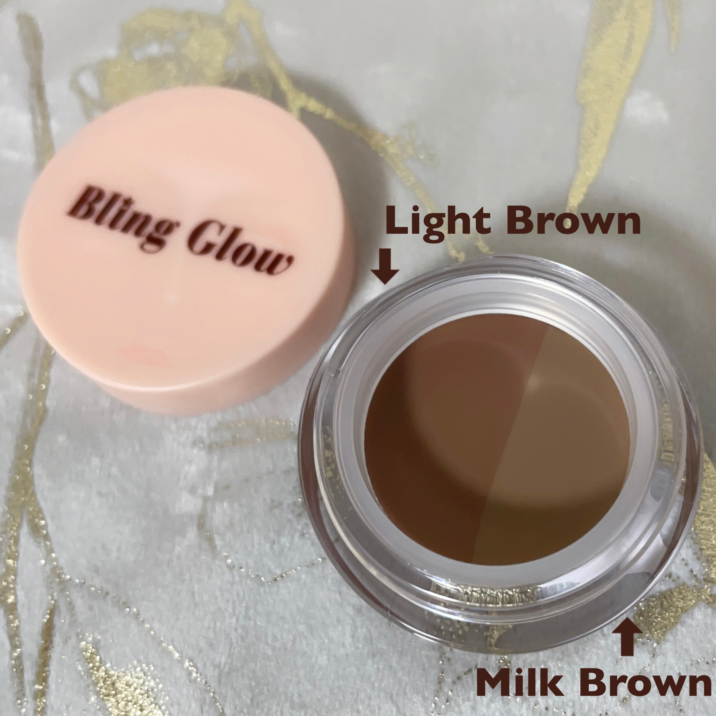 ブロウライナー 01 ライトデュオ/BLING GLOW/その他アイブロウを使ったクチコミ（2枚目）