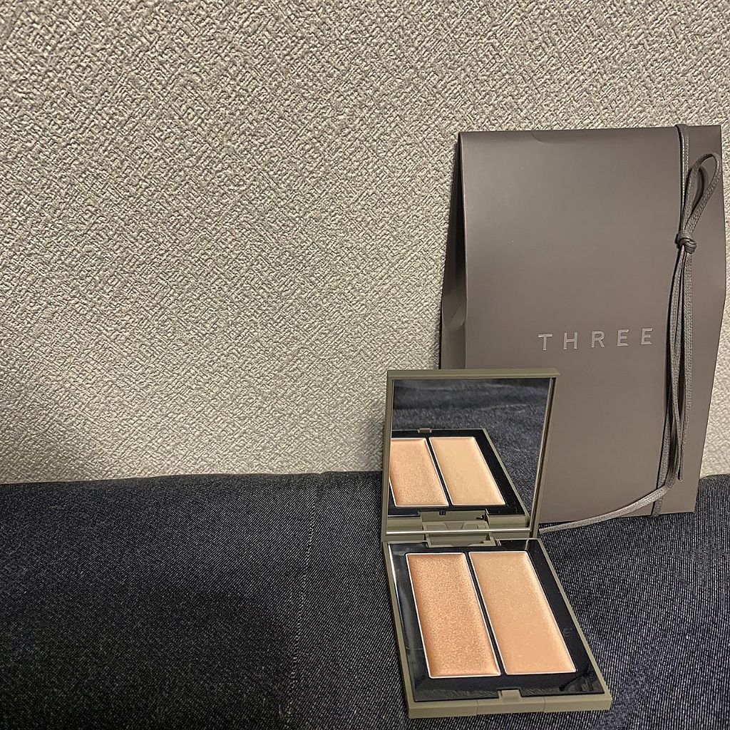 THREE シマリング グロー デュオ/THREE/クリームハイライトを使ったクチコミ(1枚目)