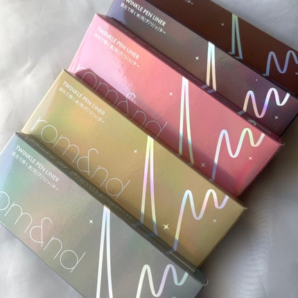 トゥインクルペンライナー/rom&nd/リキッドアイライナーを使ったクチコミ(9枚目)