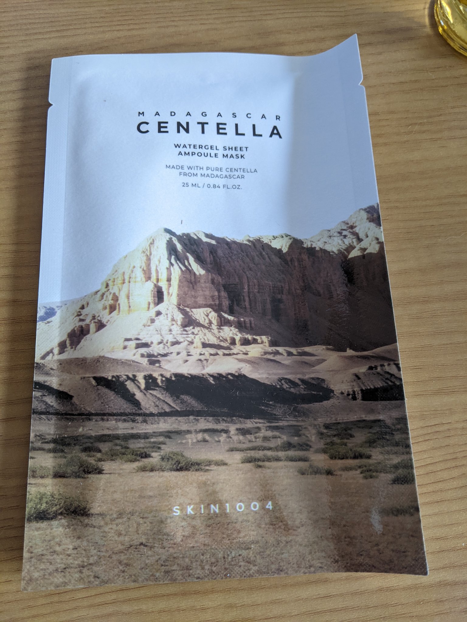 センテラ ウォーターゲルシートアンプルマスク/SKIN1004/シートマスク・パックを使ったクチコミ（1枚目）