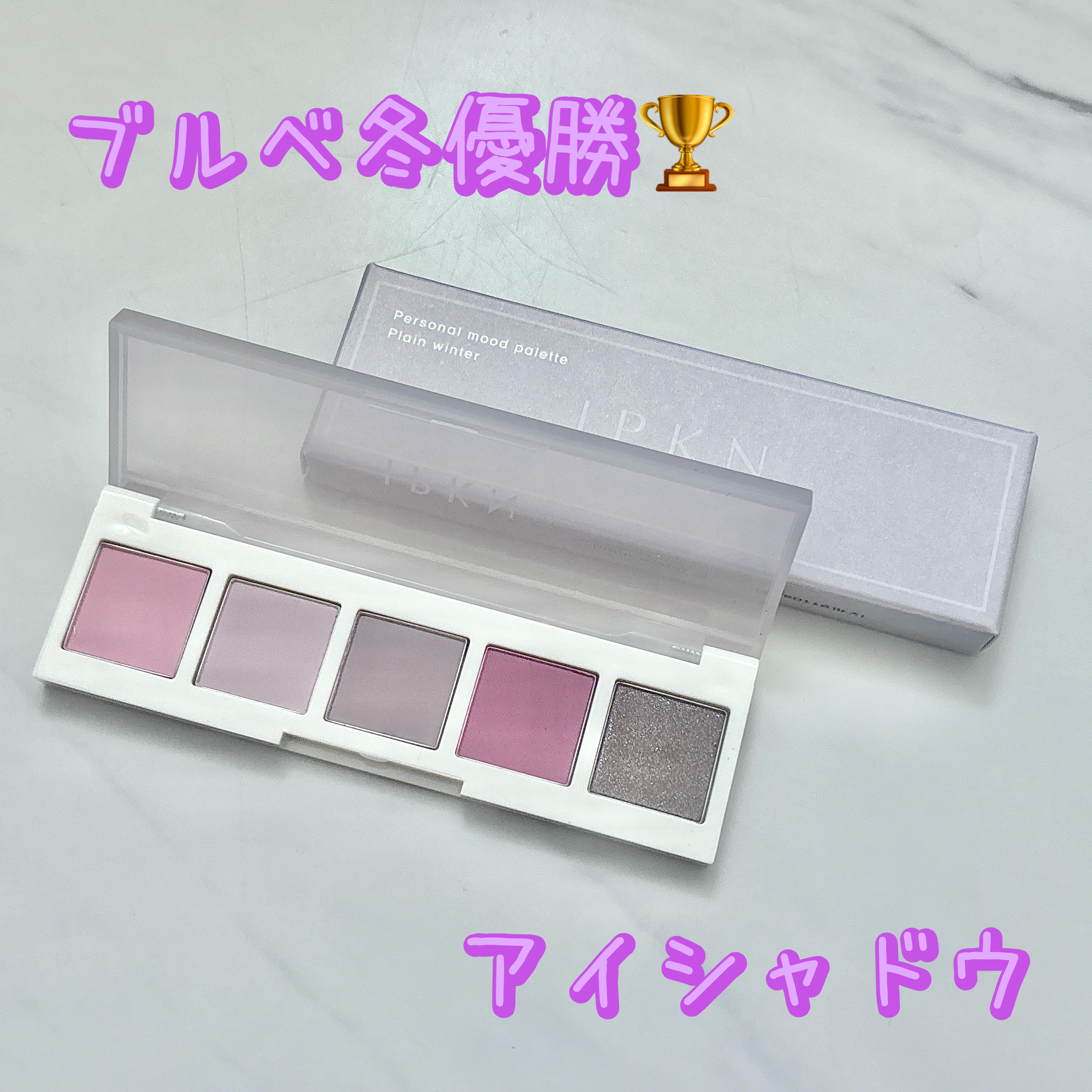 イプクン パーソナル ムードパレット #2 PLAIN WINTER/IPKN/アイシャドウパレットを使ったクチコミ（1枚目）
