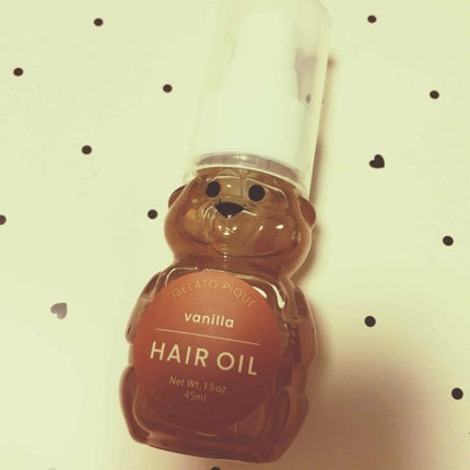 ハニーベア ヘアオイル/ジェラートピケ/ヘアミストを使ったクチコミ(1枚目)