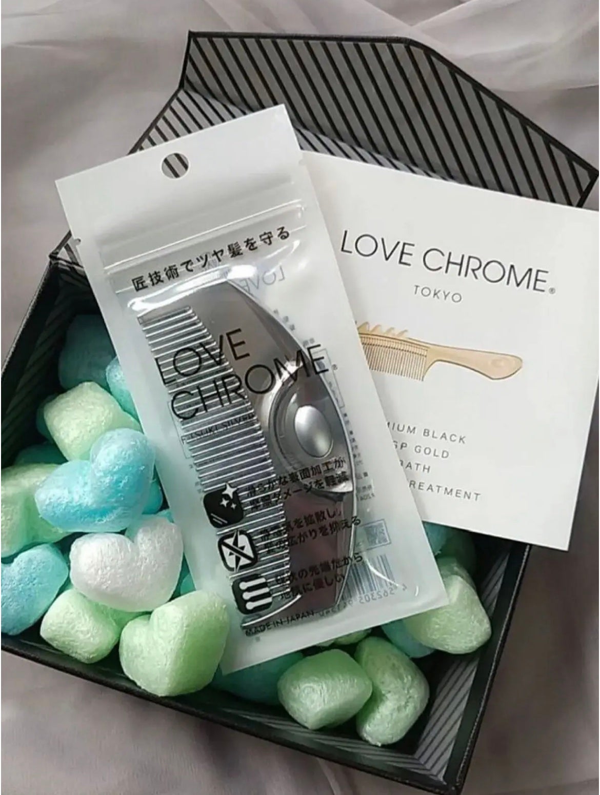 F ツキ シルバー / F TSUKI SILVER/LOVECHROME/ヘアコームを使ったクチコミ(1枚目)