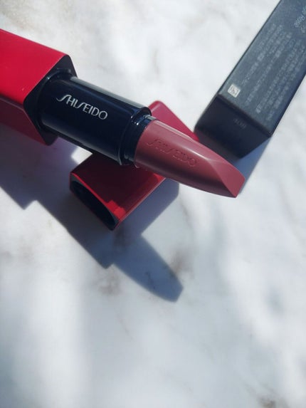 テクノサテン ジェル リップスティック 408	Voltage Rose/SHISEIDOザ・メーキャップ/口紅を使ったクチコミ(2枚目)