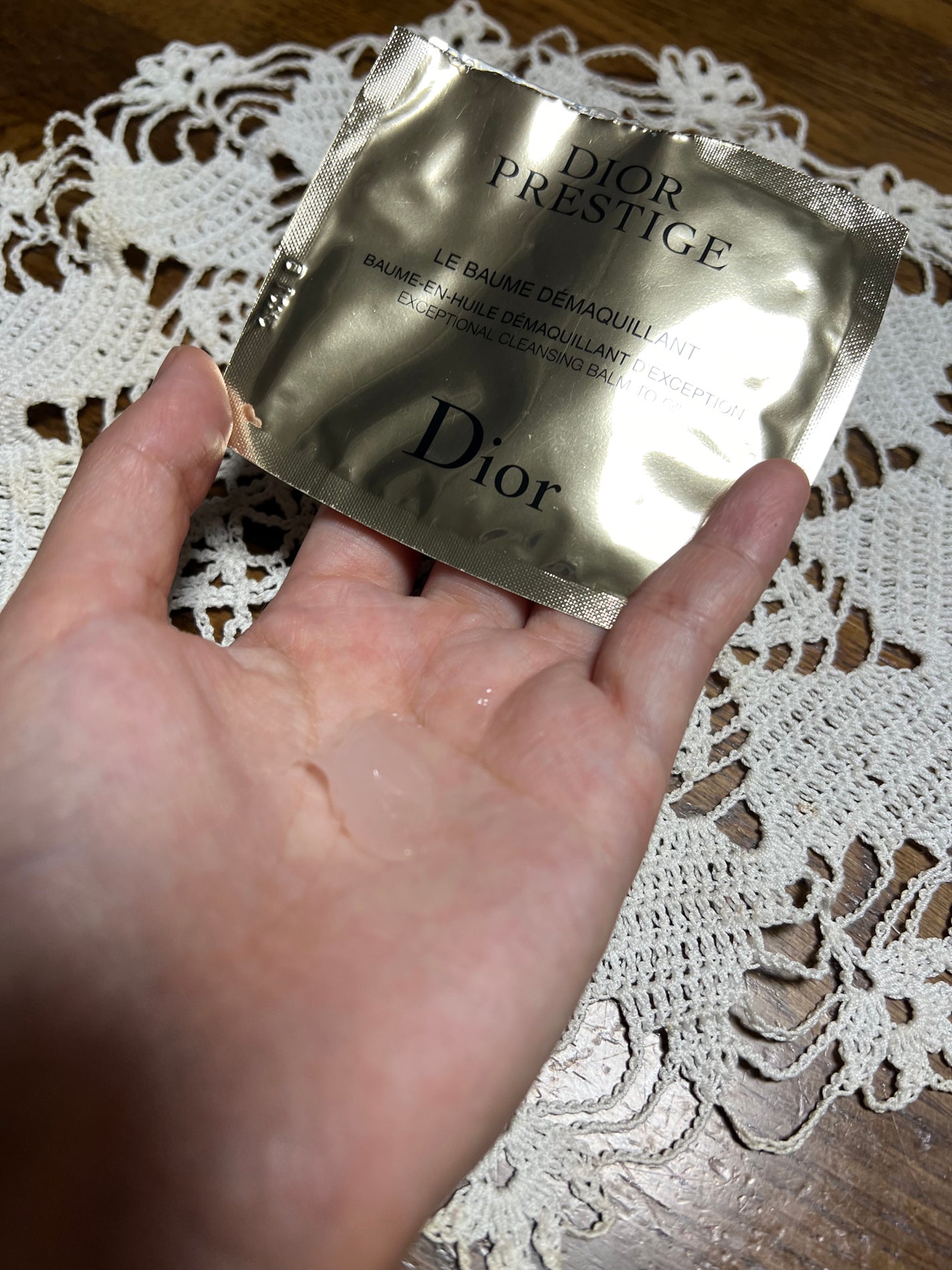 プレステージ ル バーム デマキヤント/Dior/クレンジングバームを使ったクチコミ(2枚目)