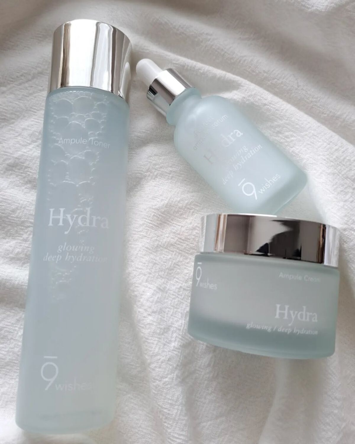 ハイドラアンプルクリーム/9Wishes/フェイスクリームを使ったクチコミ（1枚目）