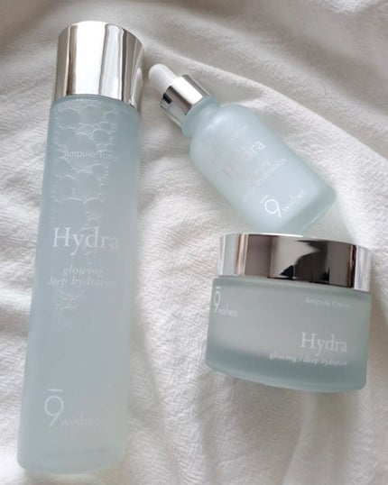 ハイドラアンプルクリーム/9Wishes/フェイスクリームを使ったクチコミ(1枚目)