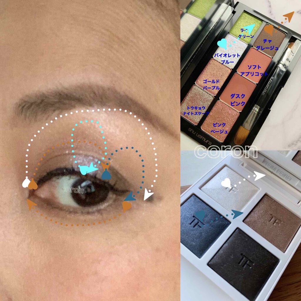 プレスド アイシャドー（レフィル） P チャ グレージュ 866/shu uemura/単色アイシャドウを使ったクチコミ（3枚目）