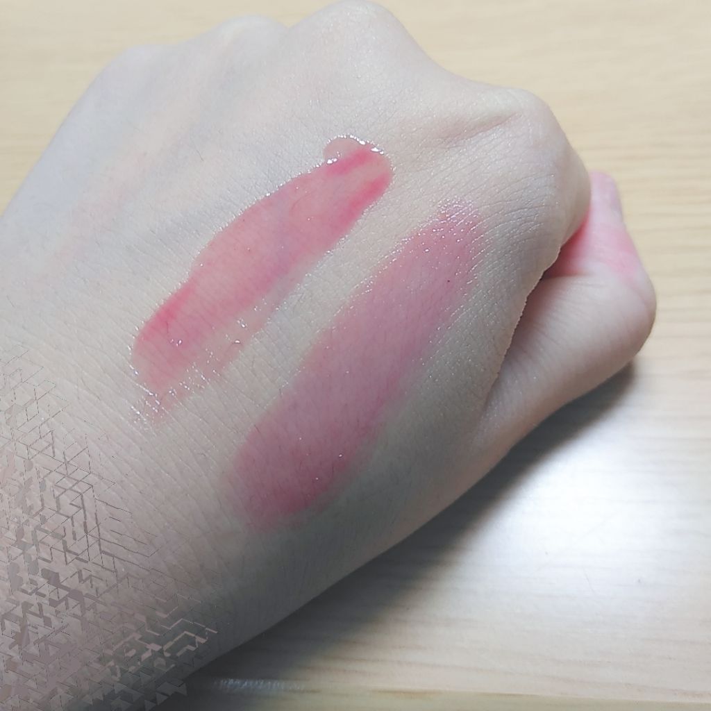 ラスティンググロスリップ/CEZANNE/口紅を使ったクチコミ(3枚目)