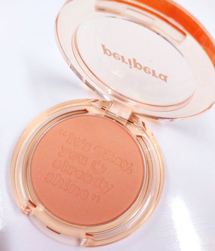 ピュア ブラッシュド サンシャイン チーク/PERIPERA/パウダーチークを使ったクチコミ(1枚目)