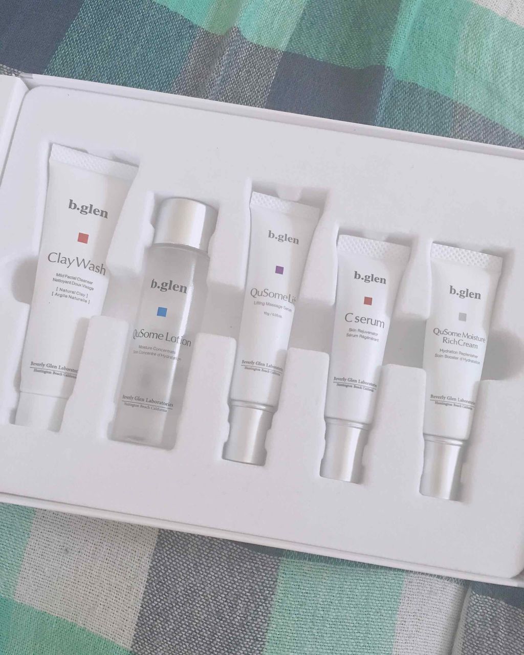 ホワイトケア トライアルセット/b.glen/スキンケアキットを使ったクチコミ（1枚目）