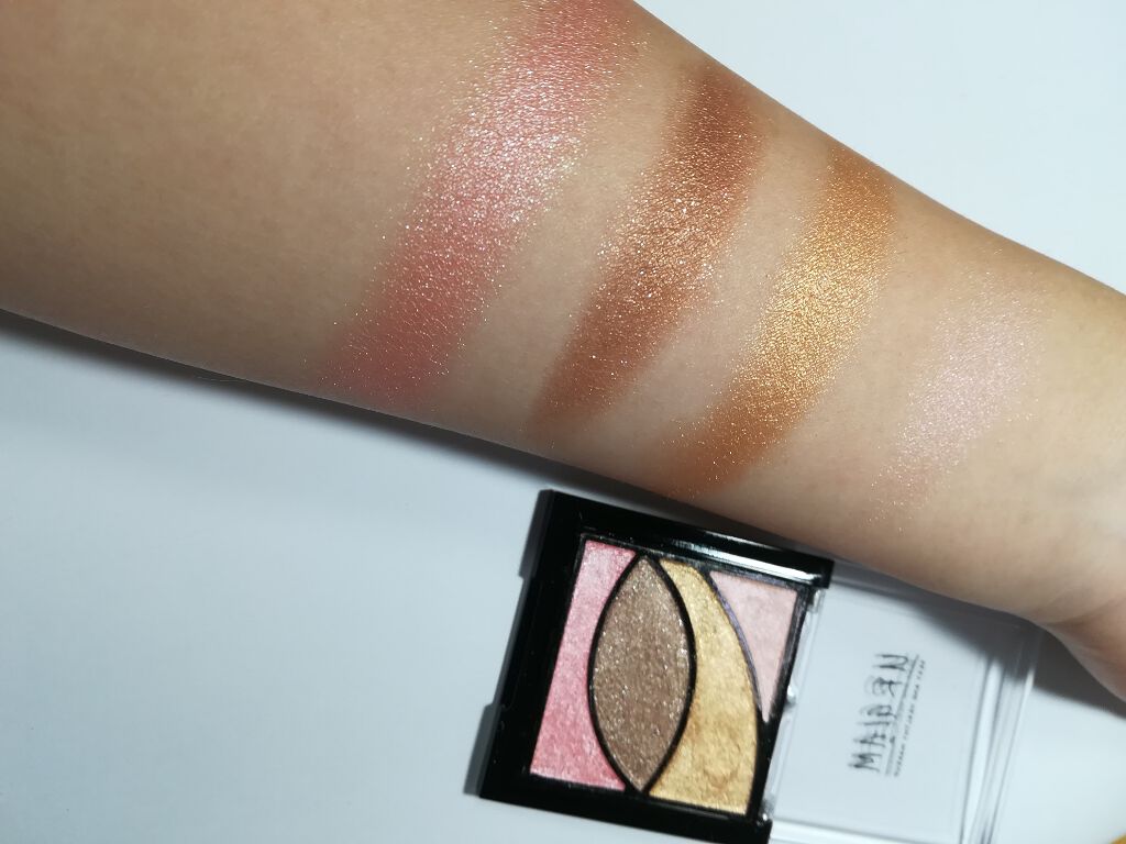 UR GLAM VELVET EYE COLOR PALETTE/U R GLAM/アイシャドウパレットを使ったクチコミ(3枚目)