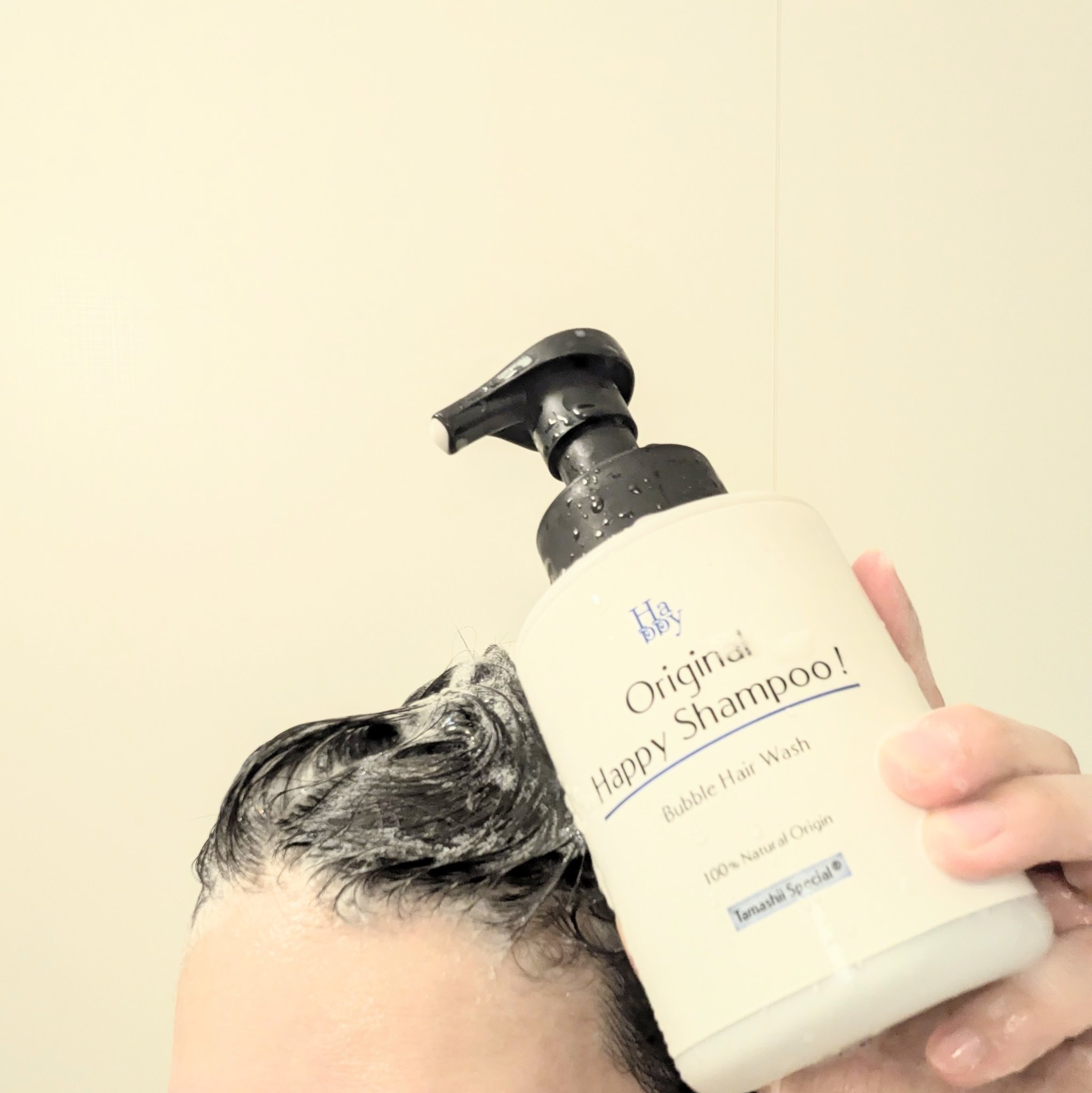 魂のハッピースカルプシャンプー/魂の商材屋/市販シャンプーを使ったクチコミ（3枚目）