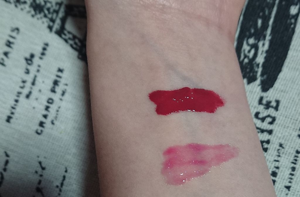 ジェルグロスリップ/CEZANNE/リップグロスを使ったクチコミ（2枚目）