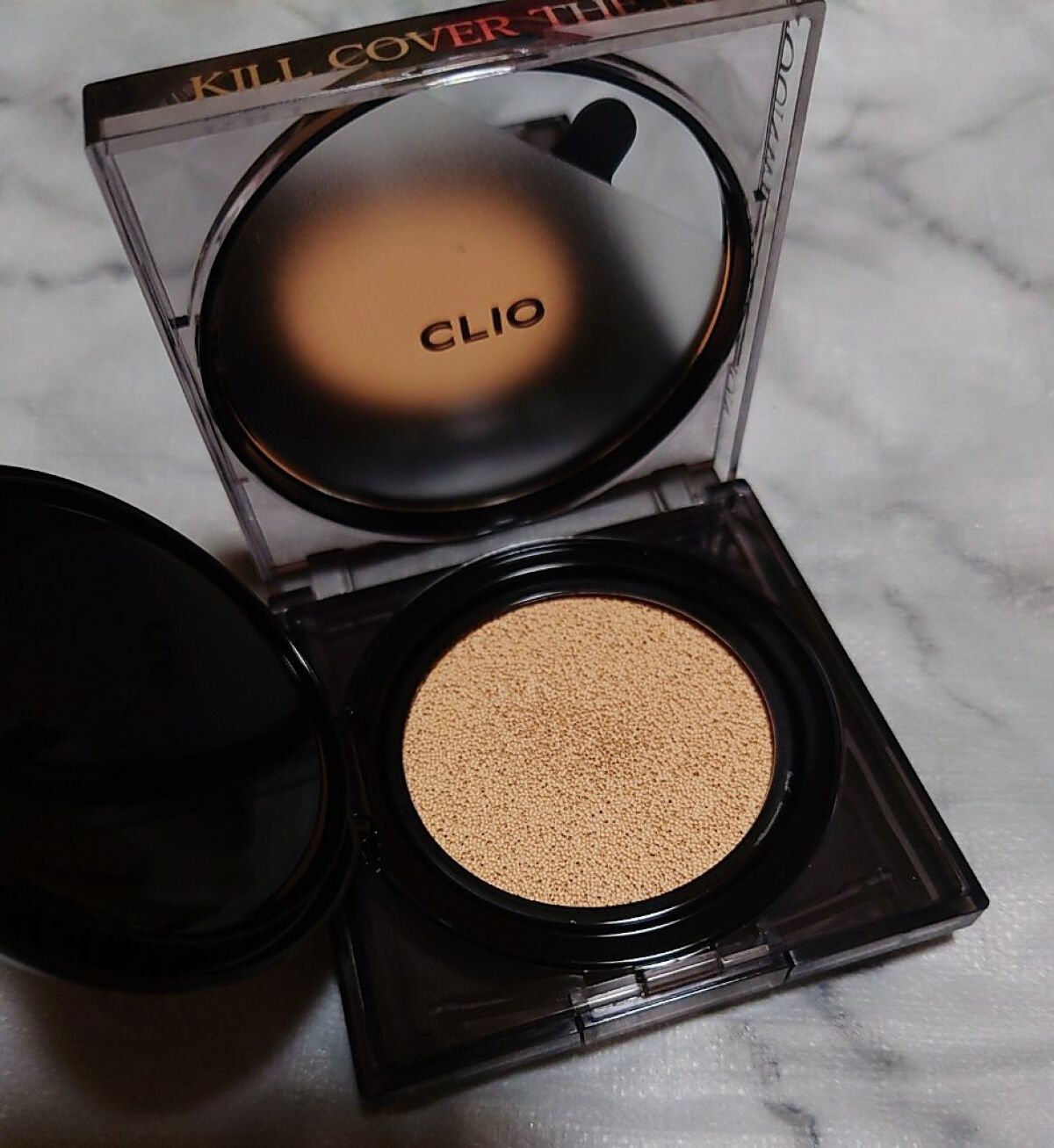 キル カバー ザ ニュー ファンウェア クッション 3.5 VANILLA/CLIO/クッションファンデーションを使ったクチコミ（3枚目）