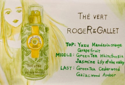 グリーンティー	 パフュームウォーター/ロジェ・ガレ/香水(レディース)を使ったクチコミ(2枚目)