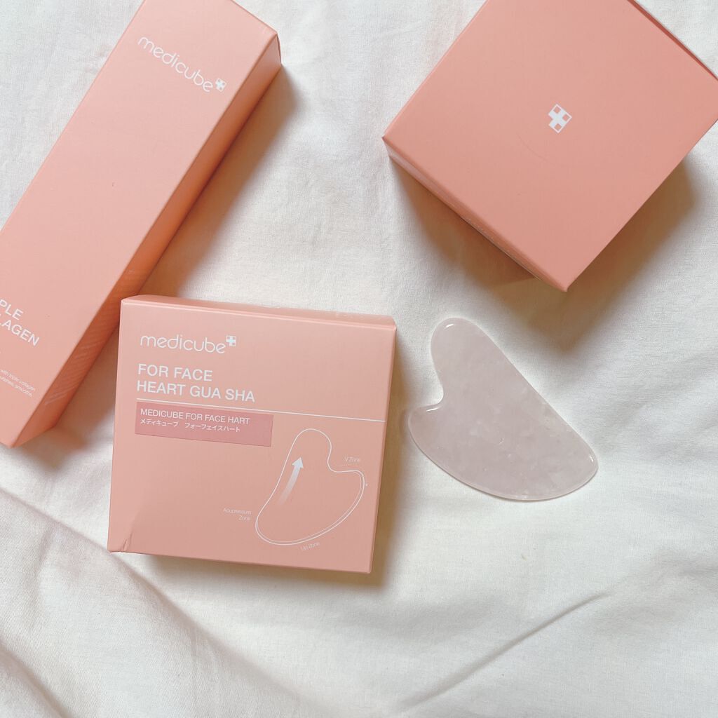 ハート形カッサ/MEDICUBE/かっさプレートを使ったクチコミ(4枚目)