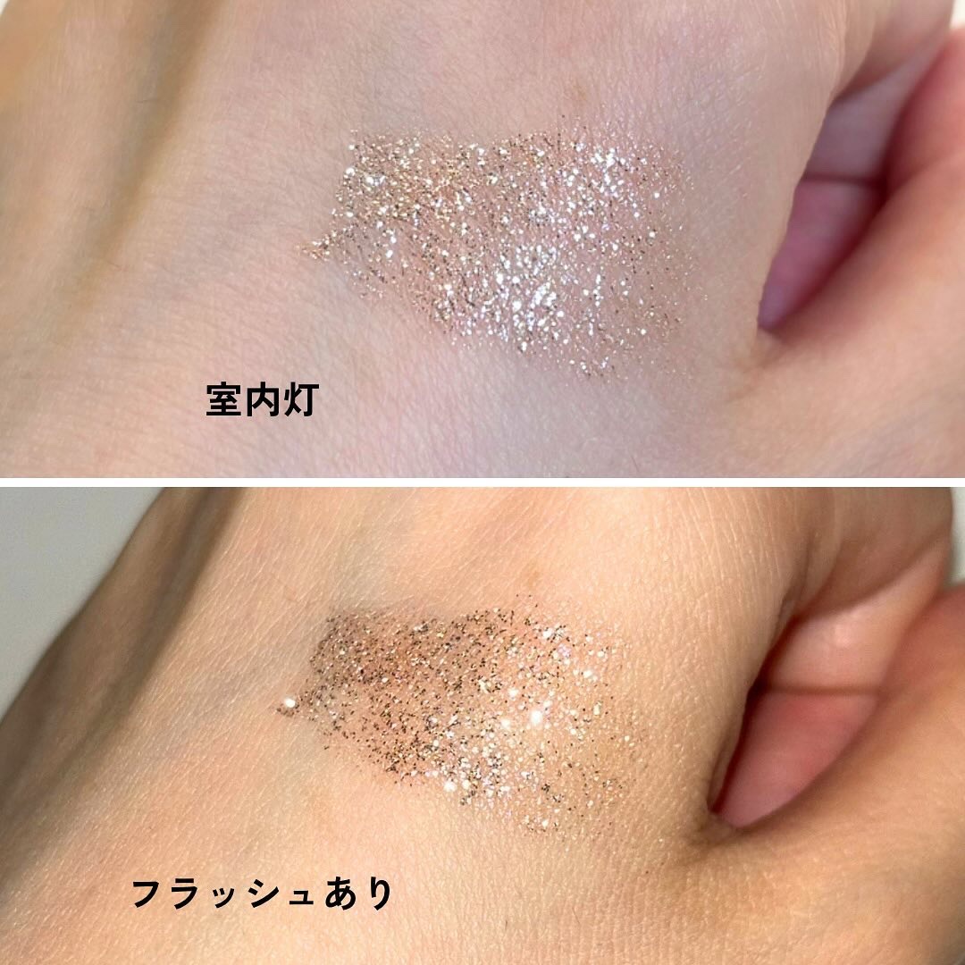 アイドルプリズムグリッター 02 二度目惚れの秘密(オレンジ)/chee shu/グリッターを使ったクチコミ（2枚目）