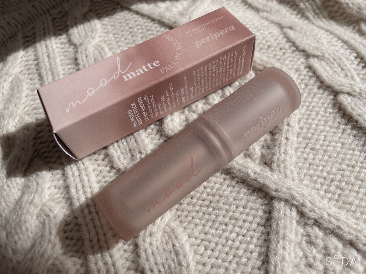 インク ムード マット スティック/PERIPERA/口紅を使ったクチコミ（2枚目）