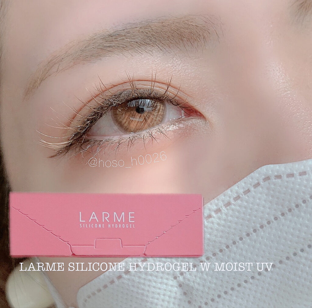 SILICON HYDROGEl W MOIST/LARME/カラーコンタクトレンズを使ったクチコミ（2枚目）