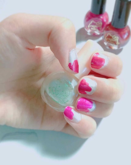 サンリオネイル/DAISO/マニキュアを使ったクチコミ(1枚目)