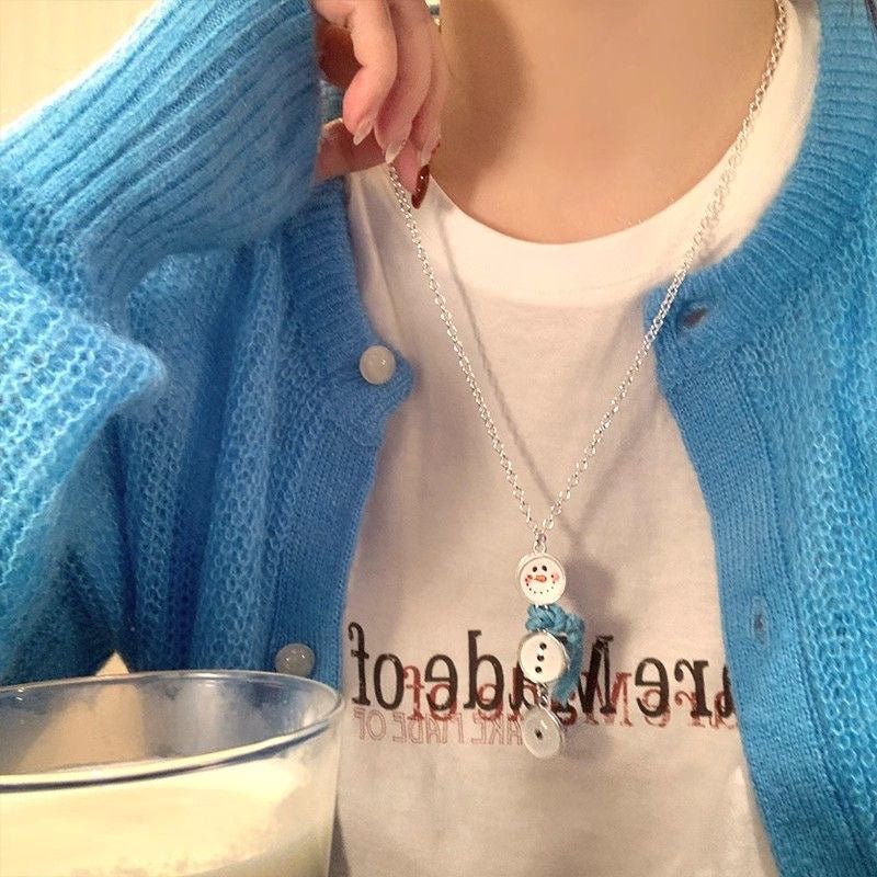 彩り日記 on LIPS 「冬の魔法が首元に✨小さな雪だるまのペンダントが、寒い季節にほっ..」(7枚目)