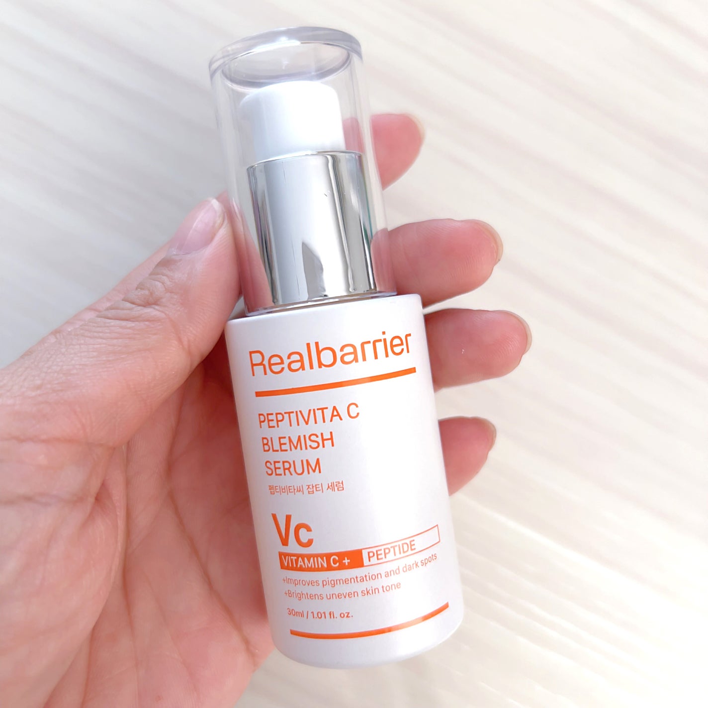 レチ二オールポアタイトニングセラム/Real Barrier/美容液を使ったクチコミ(4枚目)