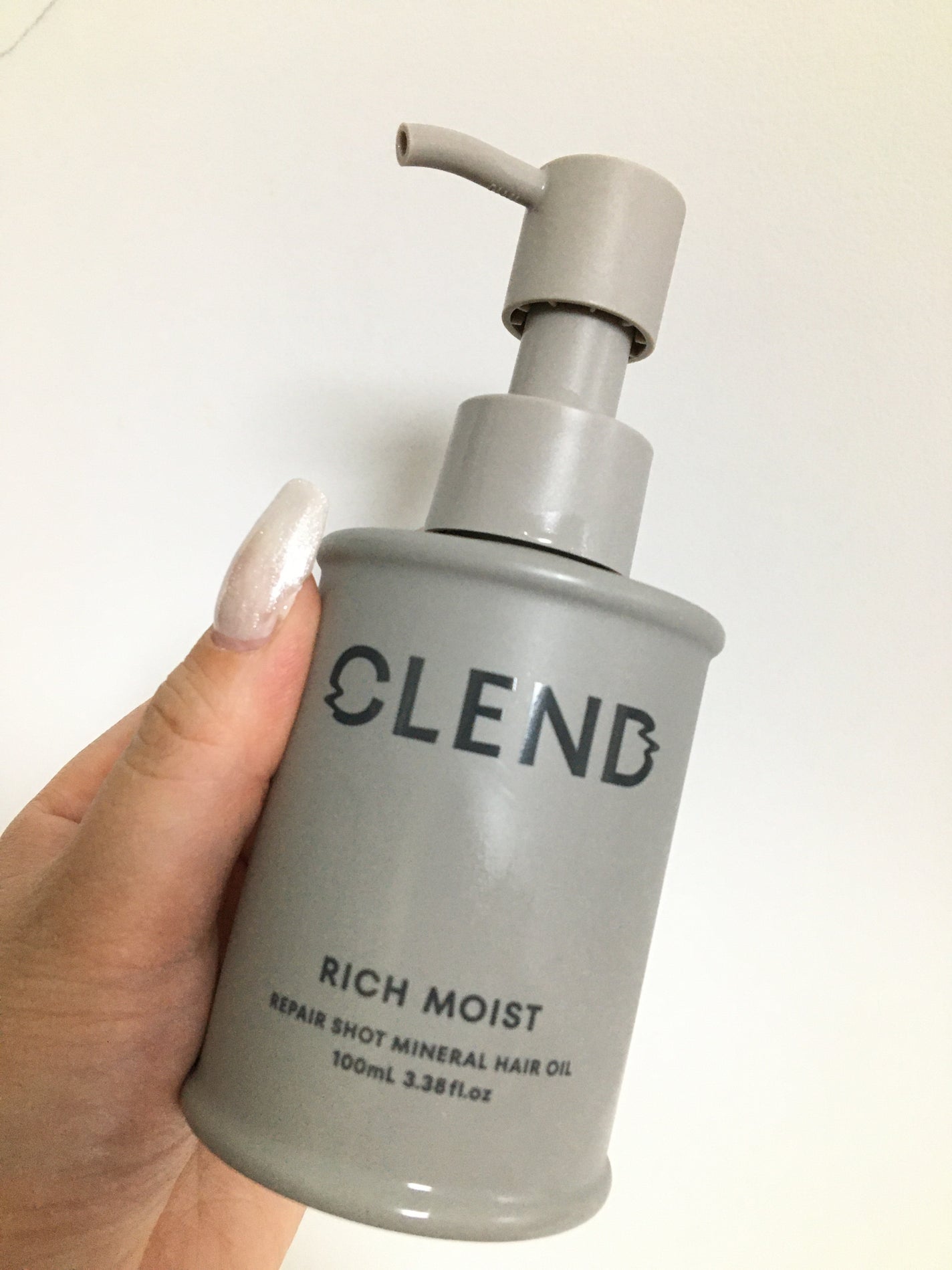 クレンド リッチモイスト リペアショット ミネラル ヘアオイル/CLEND/ヘアオイルを使ったクチコミ(1枚目)