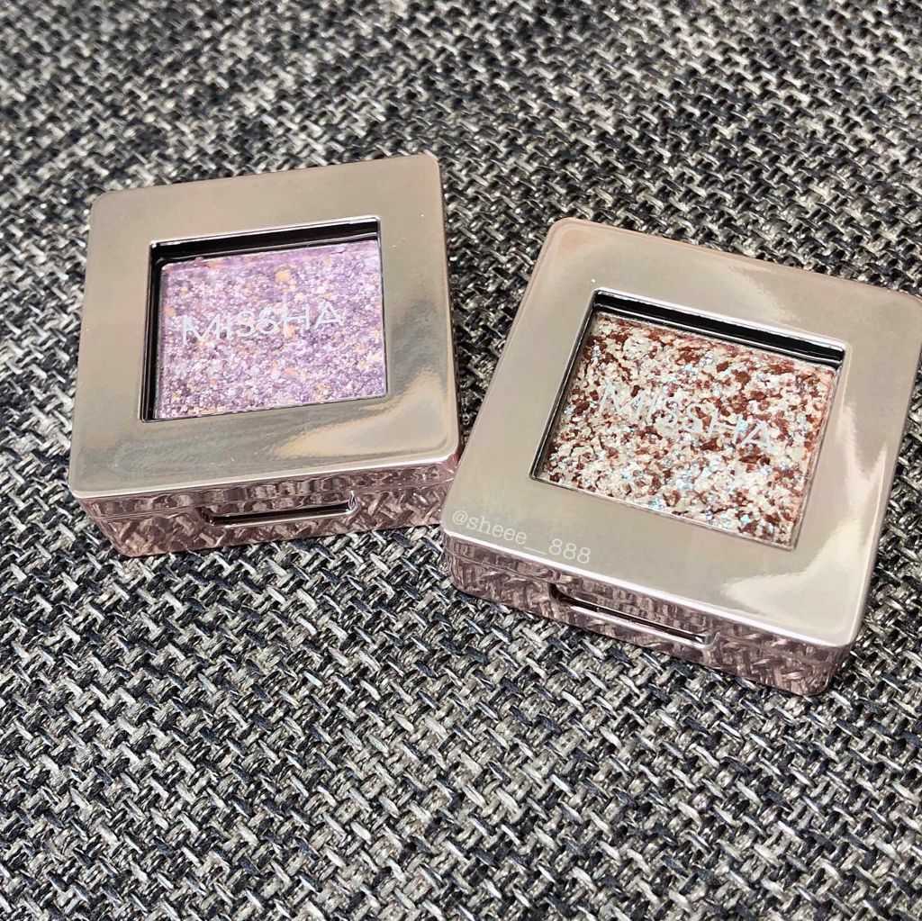 グリッタープリズム シャドウ/MISSHA/グリッターを使ったクチコミ（1枚目）