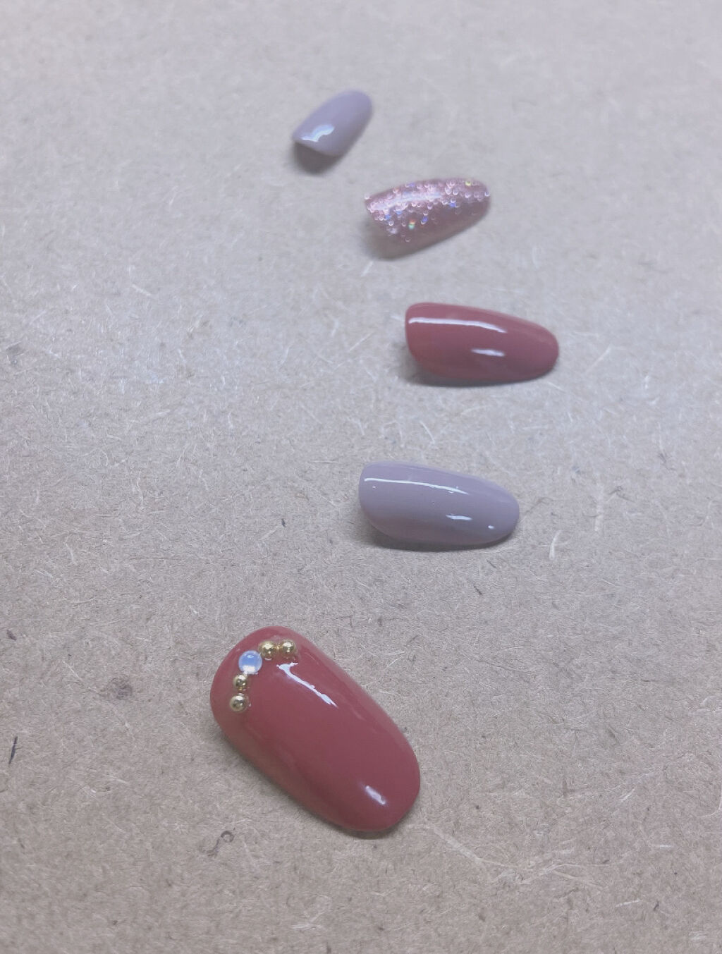 ネイルパーツ/セリア/ネイルチップ・パーツを使ったクチコミ（2枚目）