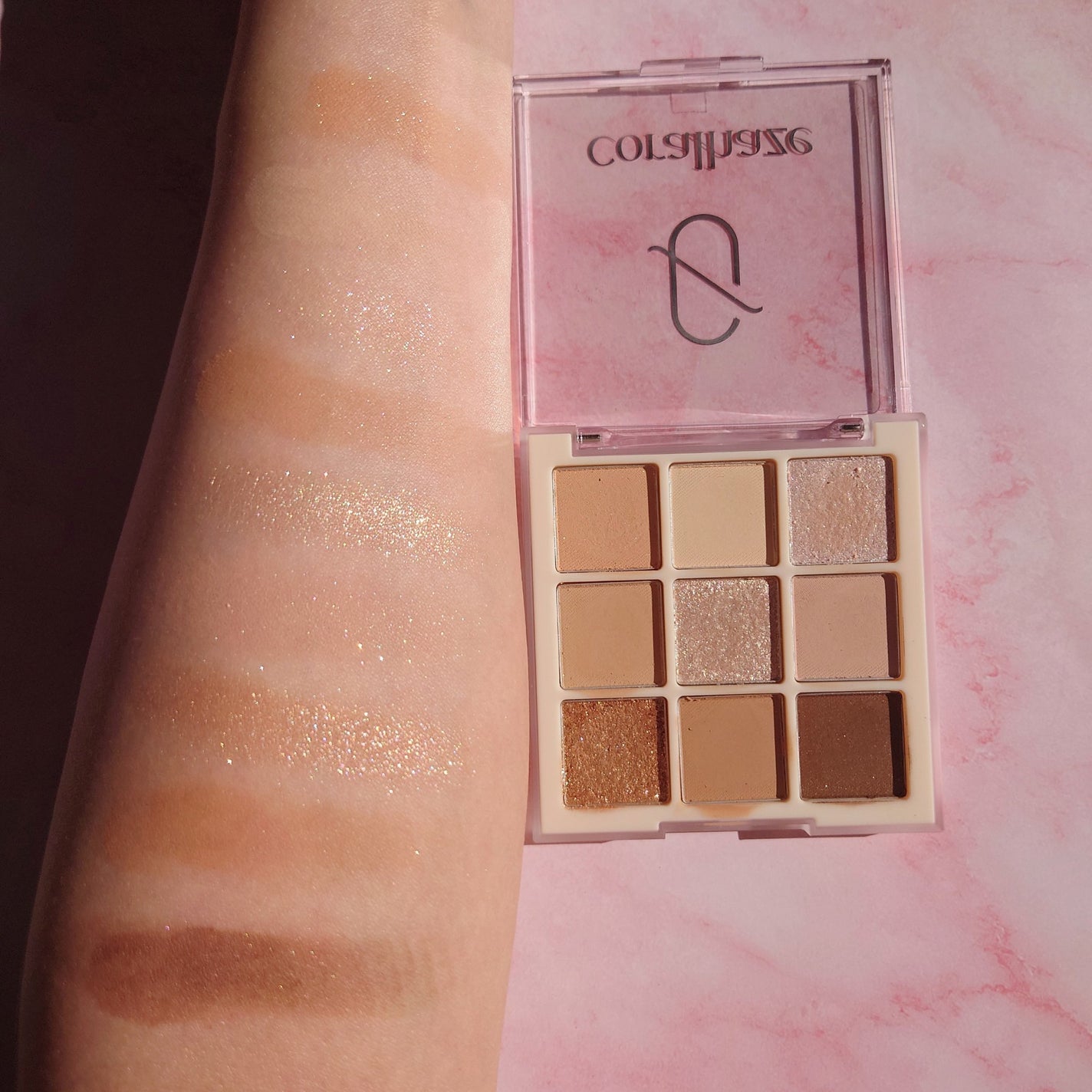 ムードブレンディングシャドウパレット/Coralhaze/アイシャドウパレットを使ったクチコミ(5枚目)