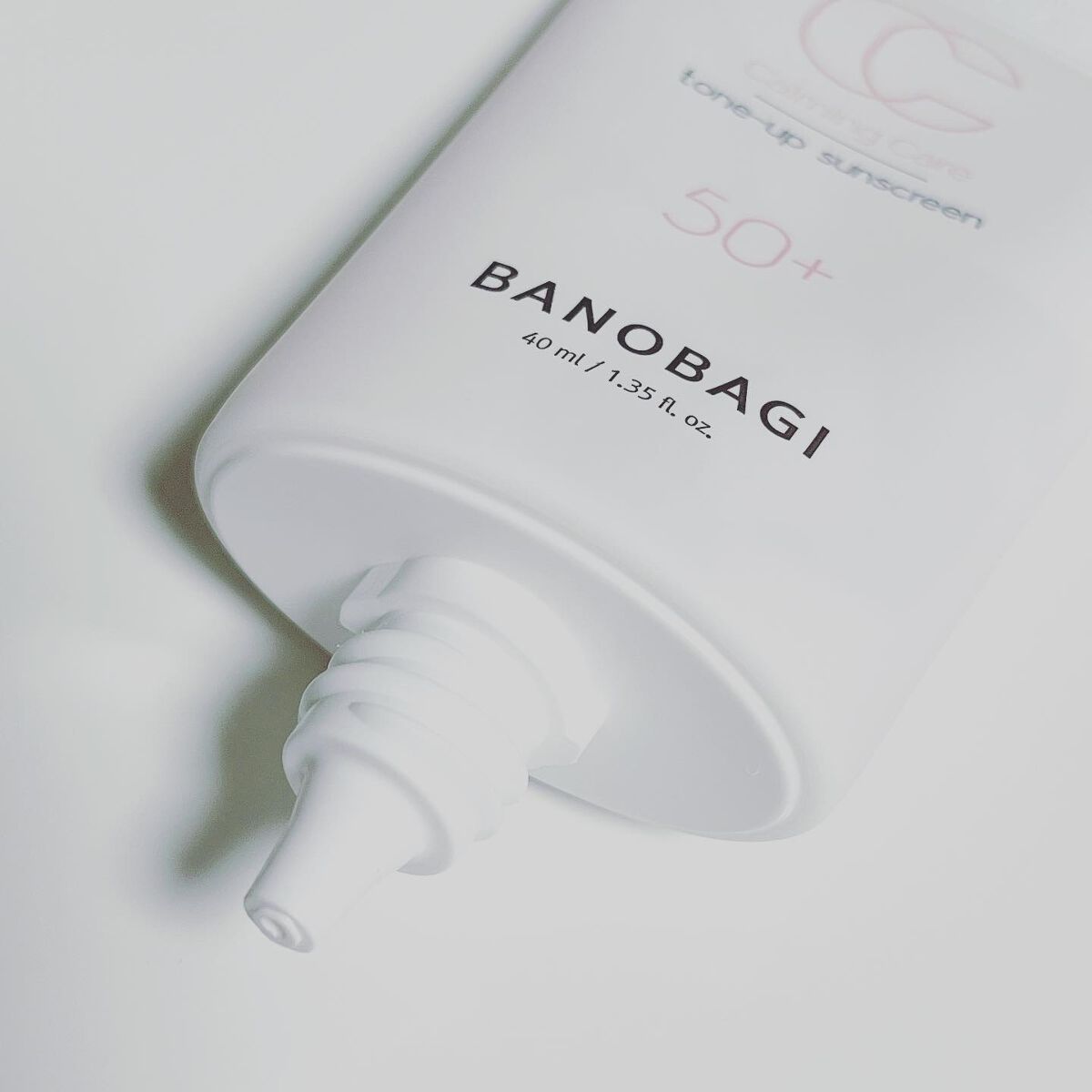 カーミングケア トーンアップサンスクリーン/BANOBAGI/日焼け止めクリームを使ったクチコミ（2枚目）