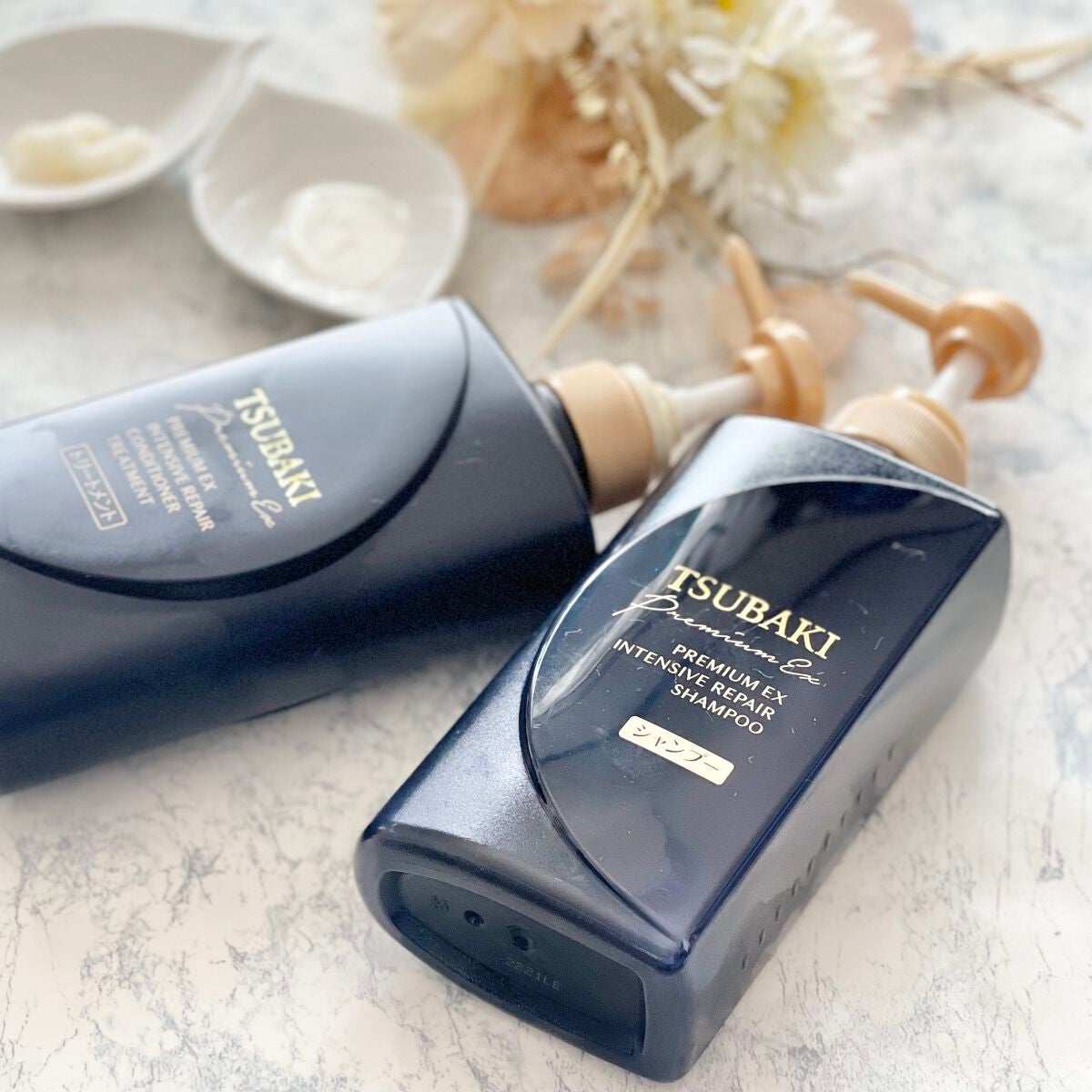 プレミアムEX インテンシブリペア <シャンプー>/コンディショナー<ヘアトリートメント> /TSUBAKI/市販シャンプーを使ったクチコミ(1枚目)
